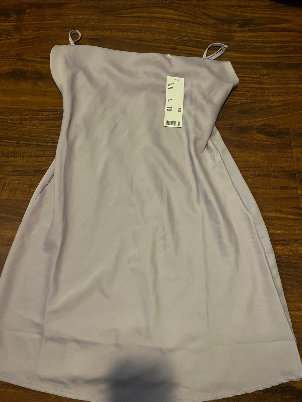 Urban Outfitters Lilac Satin Slip Dress
